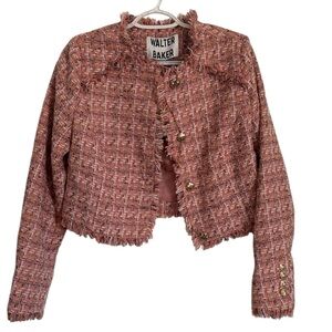 Walter Baker Women's Rose Tweed Blazer